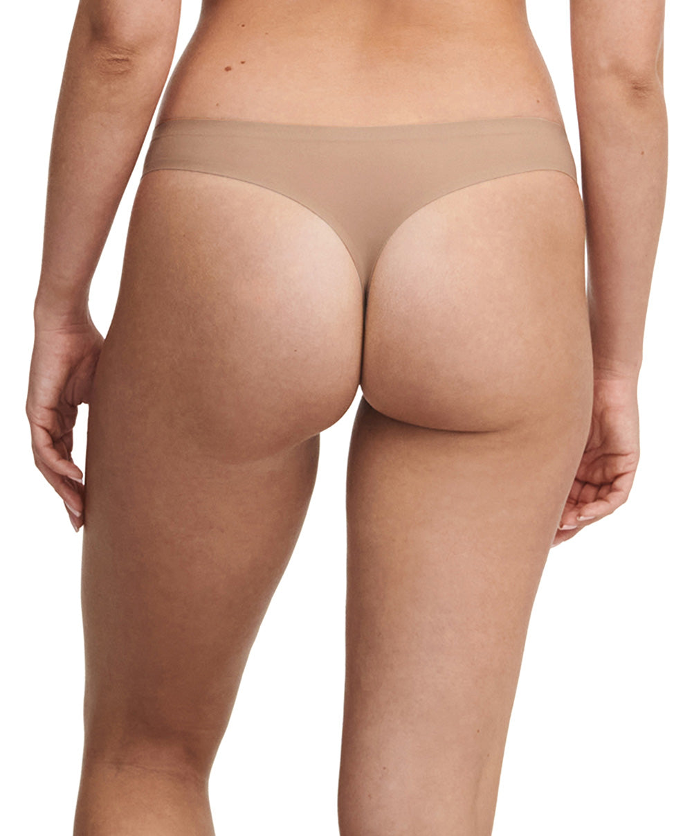 String taille basse Chantelle Soft Stretch café latte C26490-02T