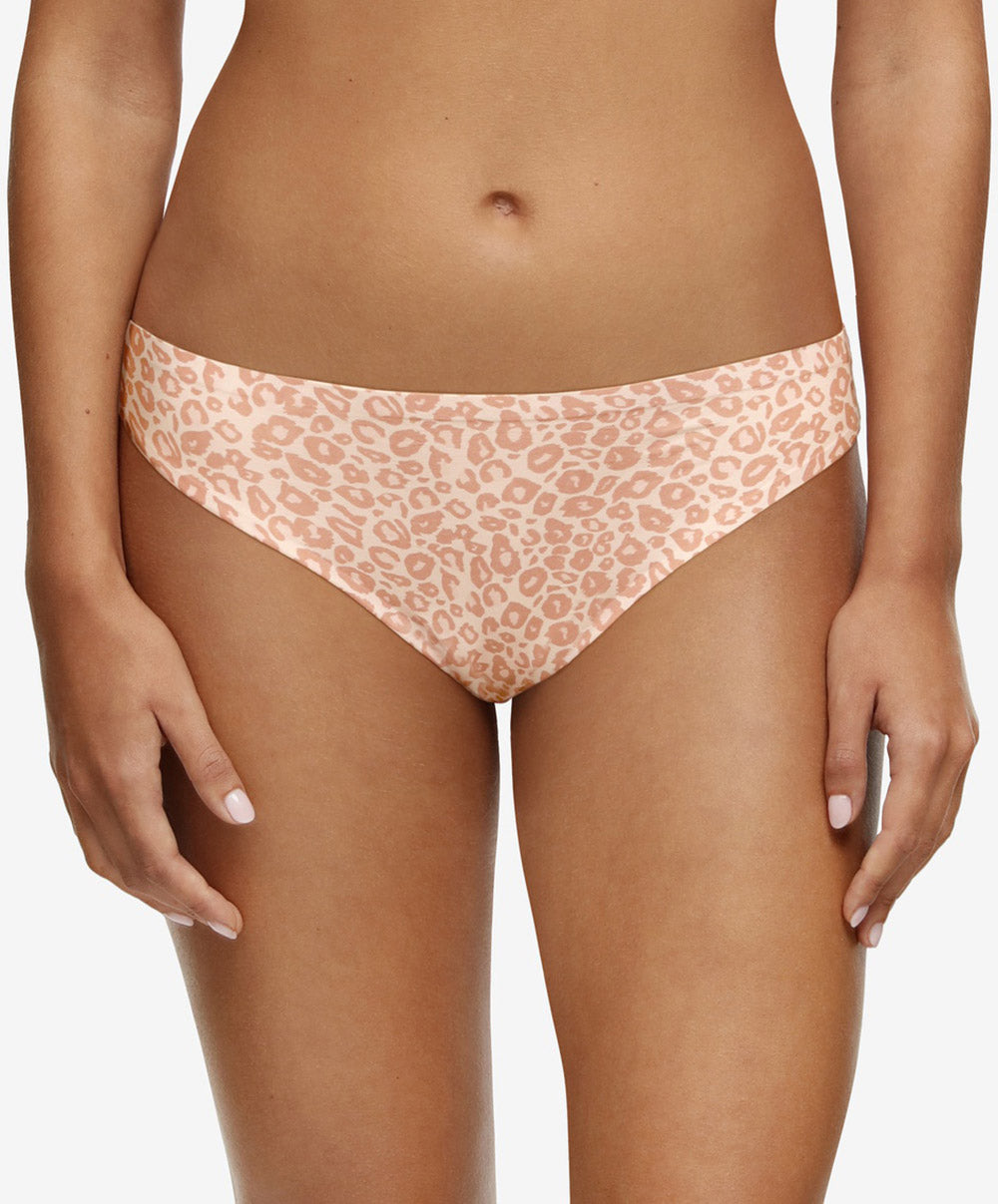 String léopard Chantelle Soft Stretch leo neutral C11D90-0QR