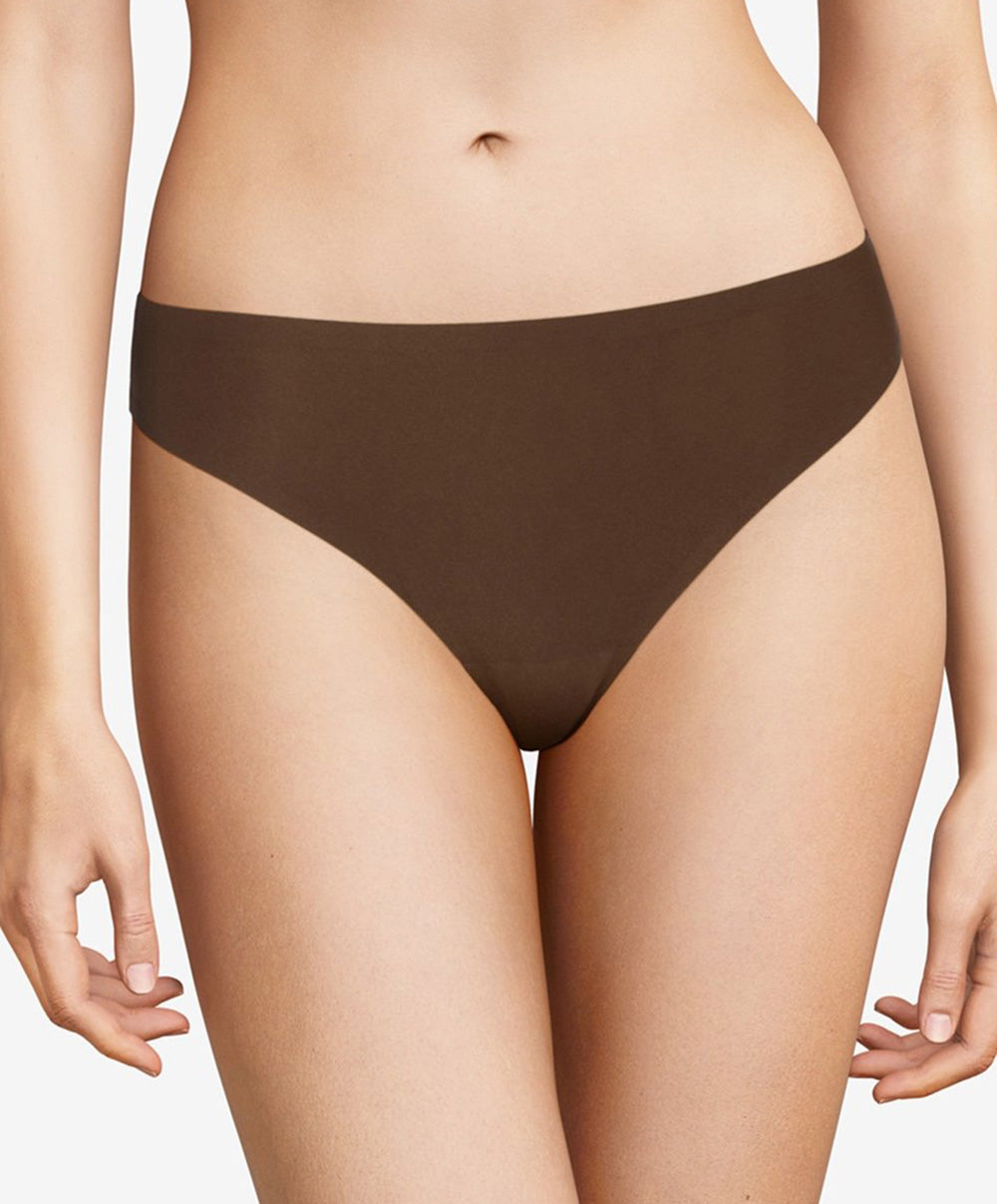 String taille basse Chantelle Soft Stretch noyer C26490-0ST
