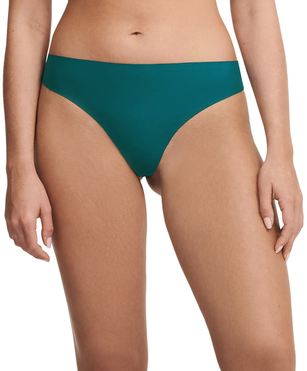 String taille basse Chantelle Soft Stretch vert orient C26490-0BK