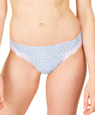 String tanga Antigel de Lise Charmel Pois Sixties bleu sterling ECH0092-BS