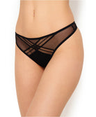 String tanga Antigel de Lise Charmel Soir Adrénaline noir ECG0095-NO