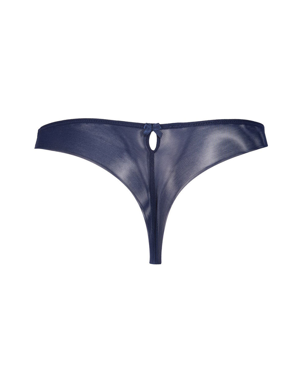 Tanga Lise Charmel Splendeur Soie marine ACC0080-SM