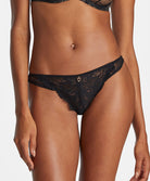 Tanga Night Bird black queen Aubade RD26-BQUE