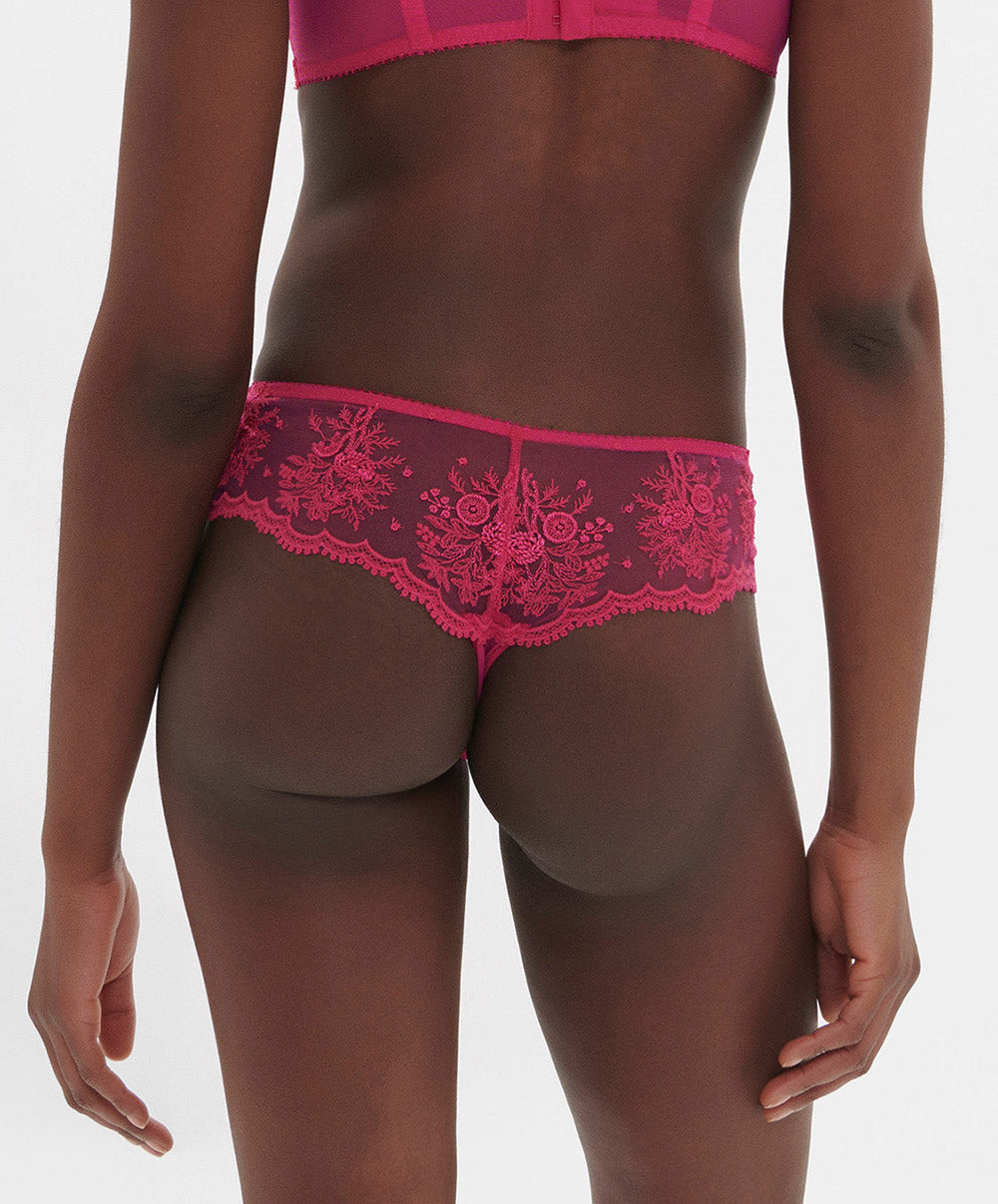 Tanga Simone Pérèle Intrigue rose disco 1E2710-346
