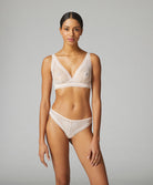Tanga Simone Pérèle Swing poudre pétale 15Y710-332