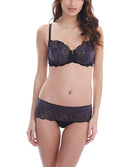 Tanga Wacoal Lace Affair noir graphite WA845256-490