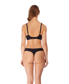 Tanga coton Wacoal Lisse noir WE145007-BLK