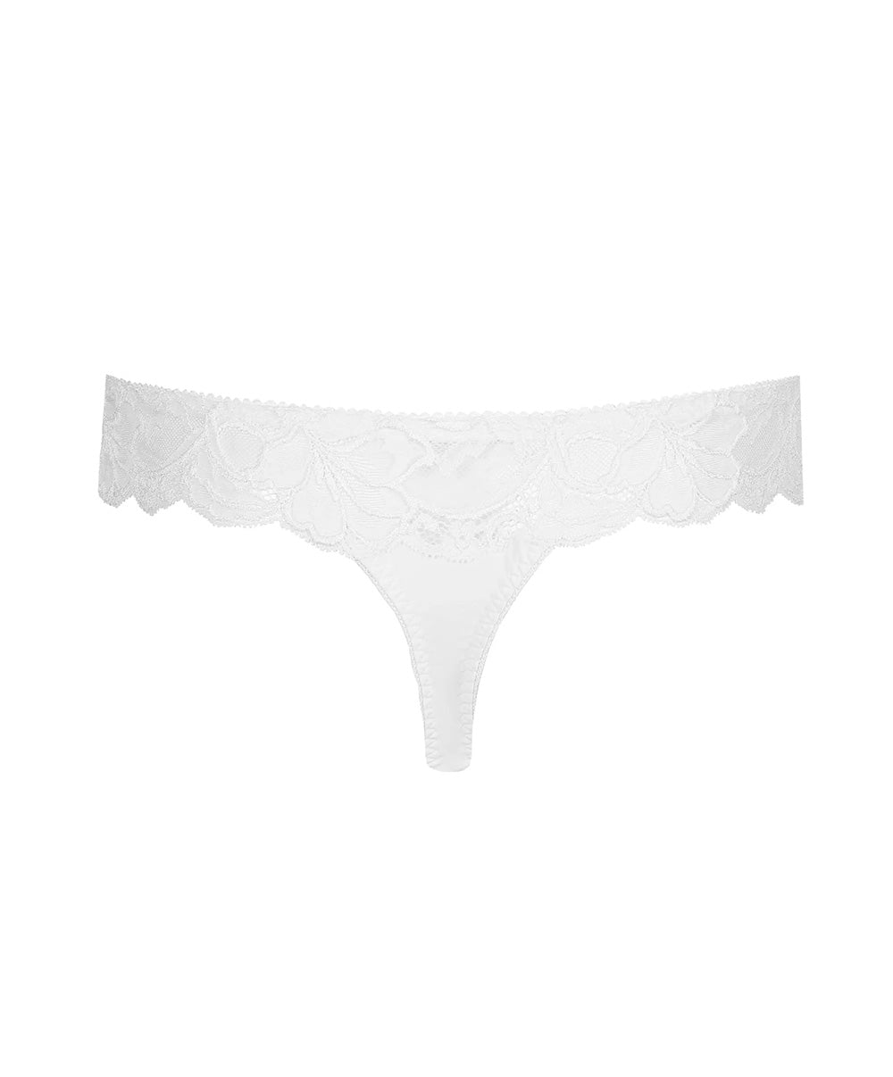 Tanga dentelle PrimaDonna Madison blanc 0662125-WIT