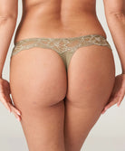 Tanga dentelle PrimaDonna Madison golden olive 0662125-GOO