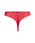 Tanga en soie Lise Charmel Splendeur soie rouge ACC0080-RS