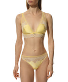 Tanga en soie Lise Charmel Splendeur soie vanille ACC0080-SVA