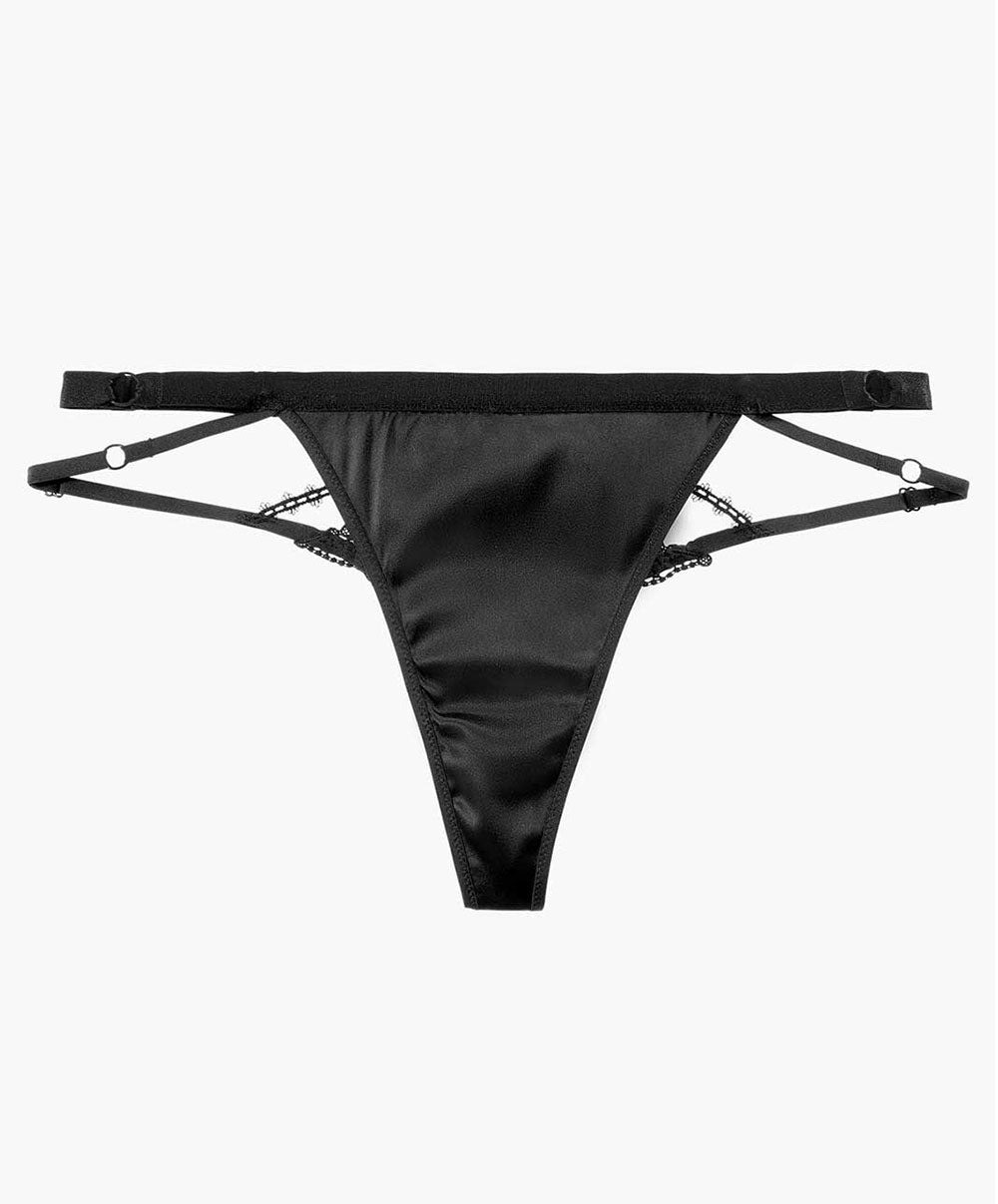 Tanga érotique Sweet Addiction Boîtes a Désir Aubade P026T-NOIR