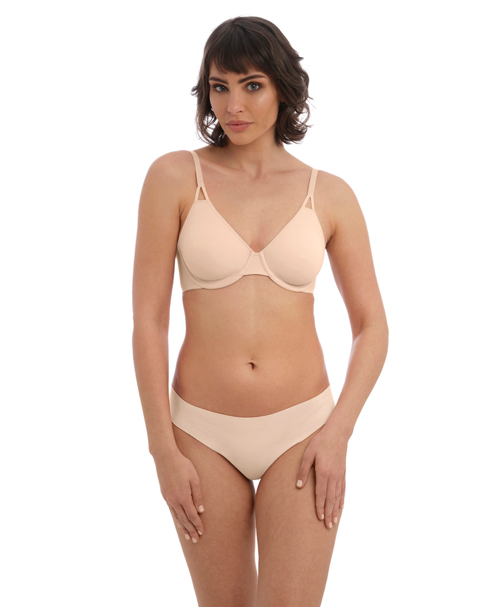 Tanga invisible Wacoal Accord frappe nude WE600470-FRP