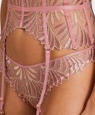 Tanga Aubade x Iris Van Herpen Sensory illusion Silk rose Aubade RC26-SILR