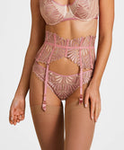Tanga Aubade x Iris Van Herpen Sensory illusion Silk rose Aubade RC26-SILR