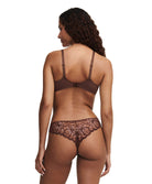 Tanga sexy Chantelle Fleurs imprimé léo C12M90-0WF