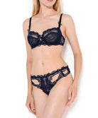 Tanga sexy Lise Charmel Soir de Venise bleu ACA0903-BV