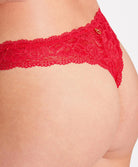 Tanga sexy rouge Rosessence rouge gala Aubade HK26-GALA