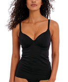 Tankini maillot de bain Jewel Cove plain black Freya swim AS7238-PLK