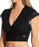 Top plage cache cœur Lise Charmel bain Ajourage Couture noir ABA3915-NO 5