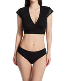 Top plage cache cœur Lise Charmel bain Ajourage Couture noir ABA3915-NO 7