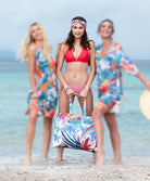 Turban La Flaneuse papiers découpés multicolore Antigel Bain ESB9767-PD