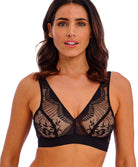 Soutien-gorge brassière sans armatures Wacoal Sensu lace Black WE601203-BLK