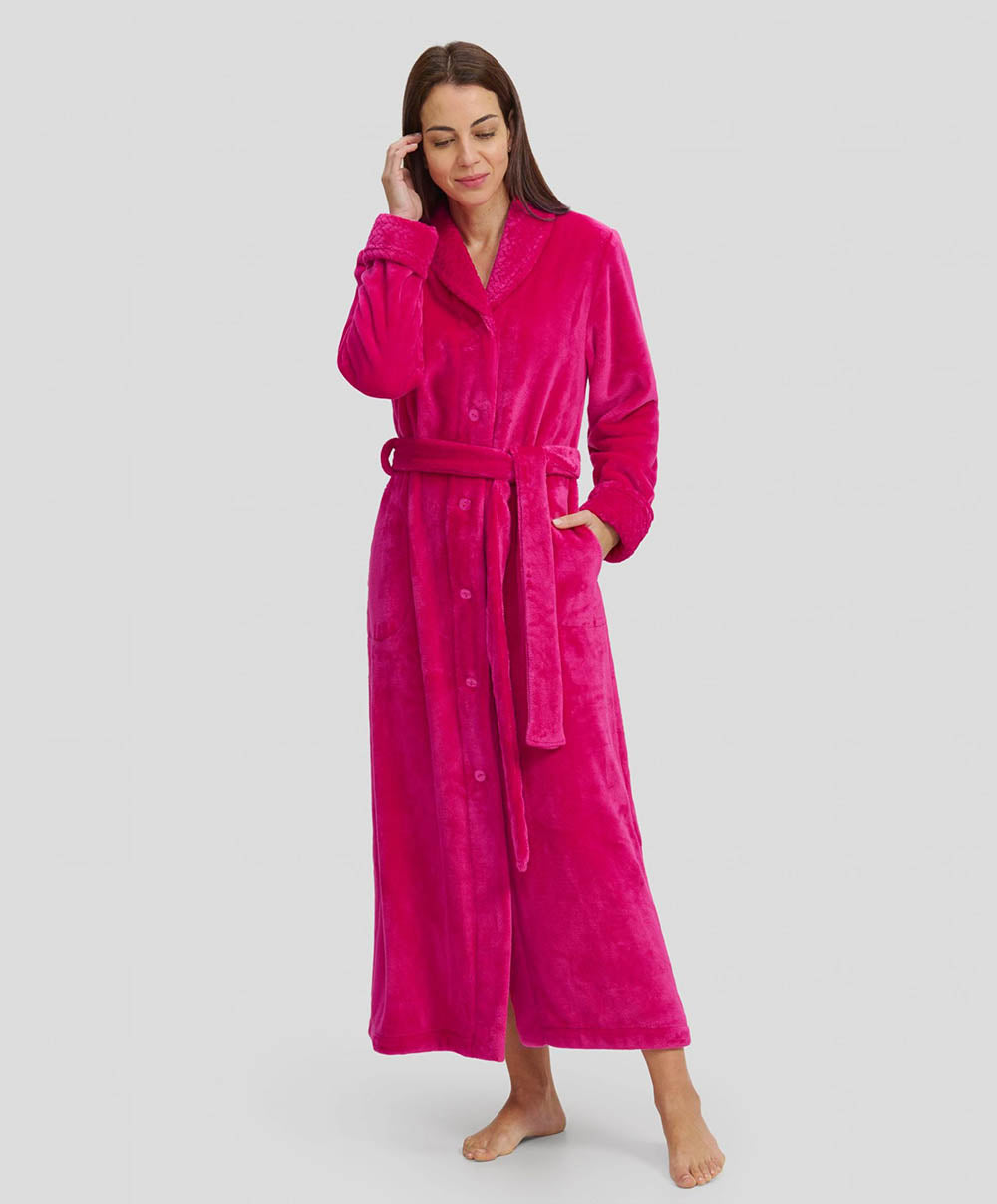 Robe de chambre longue ultra douce Lohe Y241365-10