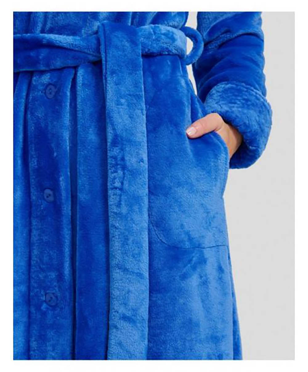 Robe de chambre longue ultra douce Lohe Y241365-53