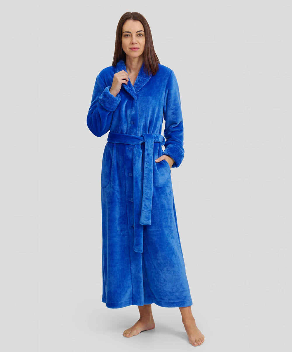 Robe de chambre longue ultra douce Lohe Y241365-53