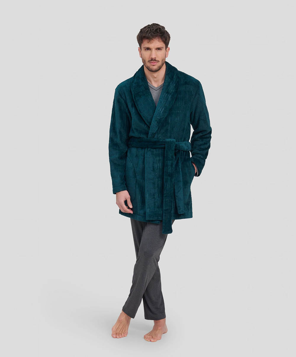 Peignoir épais pour homme élégant Lohe Y245425-00