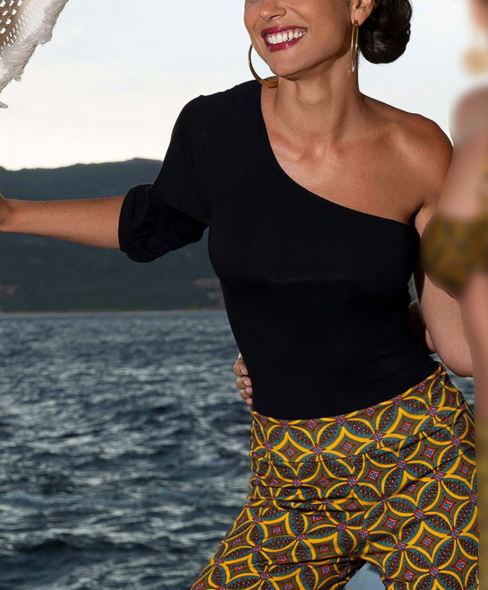 Tunique Asymétrique Lise Charmel – Taille 2 – Couleur Éclat D’Or – Modèle Personnel PEP Ref ELC4869