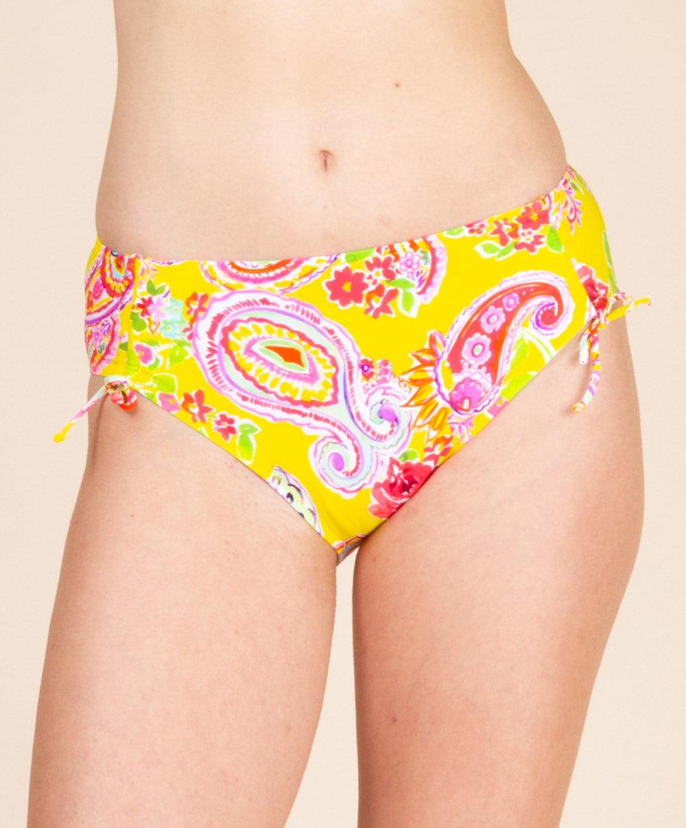 Culotte de bain à coulisses La Holi Antigel jaune Antigel Bain FBB0634-JH