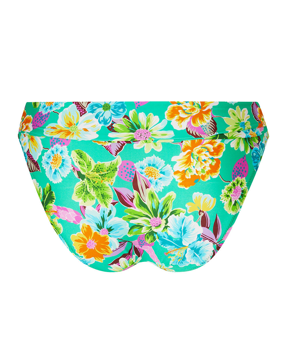 Culotte de bain taille ajustable La Feminissima vert émeraude Antigel Bain FBB0370-VE