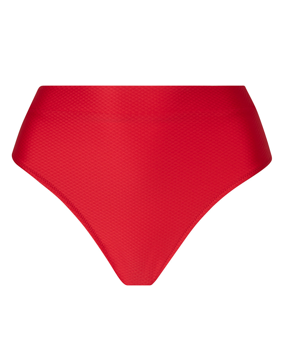 Culotte de bain rétro taille haute La Vogueuse corail vogue Antigel Bain EBB1107-CV 1