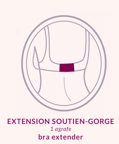 Extension 1 Agrafe Soutien-gorge Accessoires basiques Soyelle Blanc