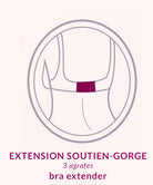 Extension 3 Agrafes 45mm Soutien-gorge Acessoires basiques Soyelle Chair