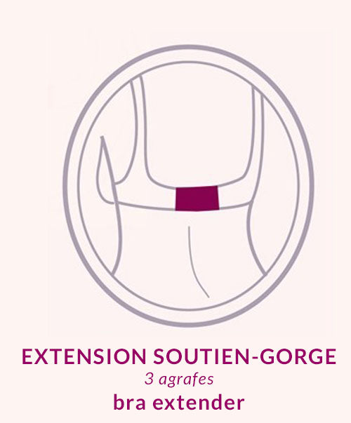 Extension 3 Agrafes 45mm Soutien-gorge Acessoires basiques Soyelle Chair