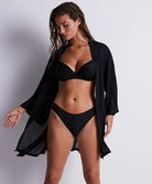 Kimono de plage Evening sand Noir Aubade Bain 2Z65-NOIR