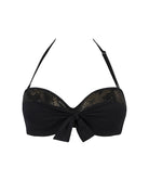Haut de maillot de bain bandeau coque La rebelle chic Python or Antigel Bain EBB7125-PO