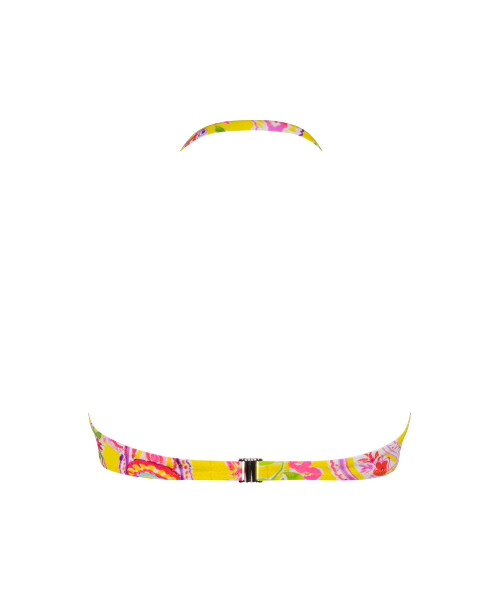 Maillot de bain bandeau coque La Holi Antigel jaune Antigel Bain EBB7134-JH