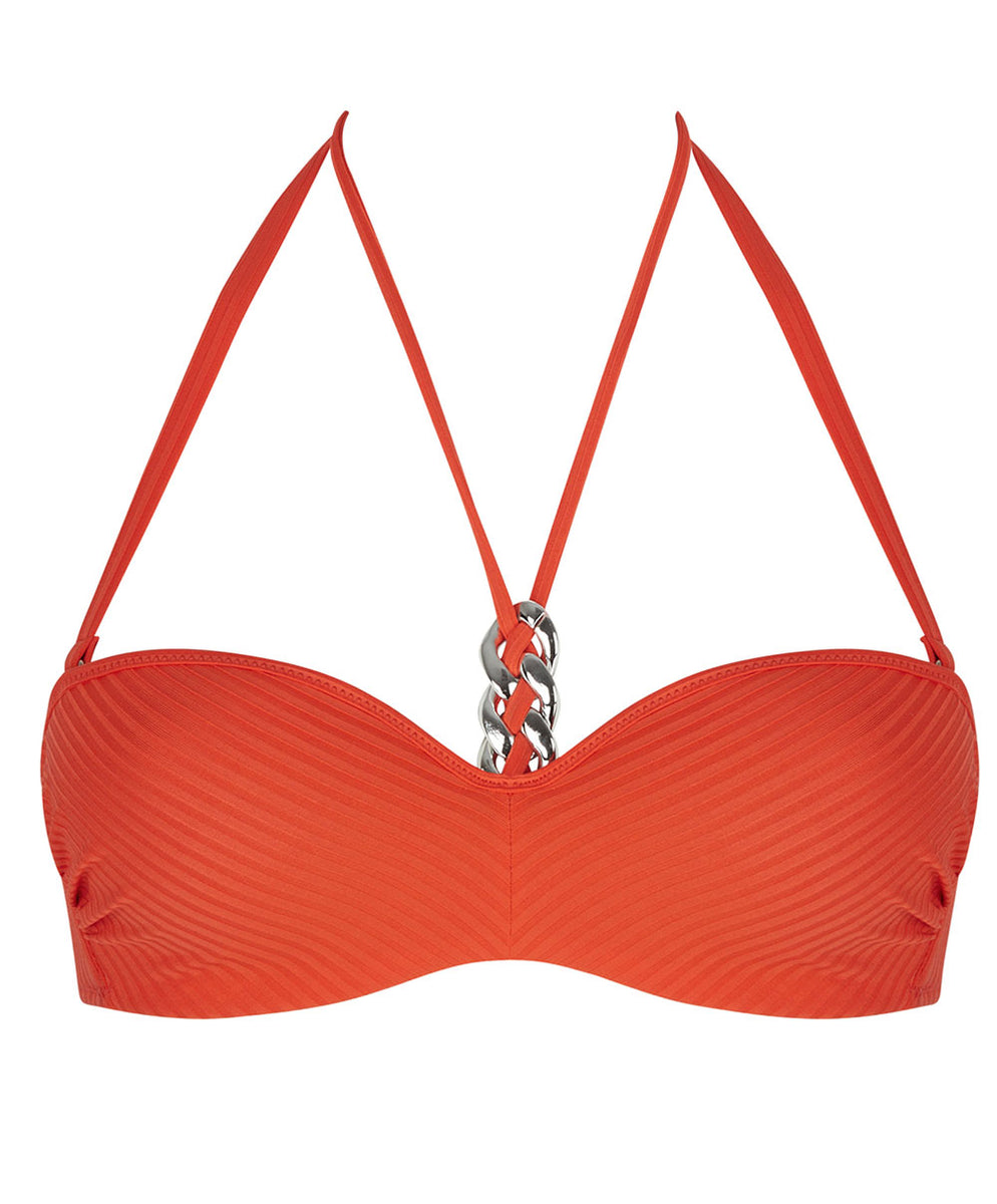 Bandeau Nez Chaîne Rembourrée Cousue Fantaisie – Décoration Grange Rouge