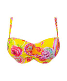 Maillot de bain bandeau grande taille La Holi Antigel jaune Antigel Bain FBB7134-JH