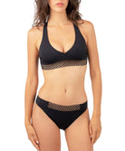 Maillot de bain brassière tour de cou La Double Mix noir Antigel Bain EBA5550-NO fashion