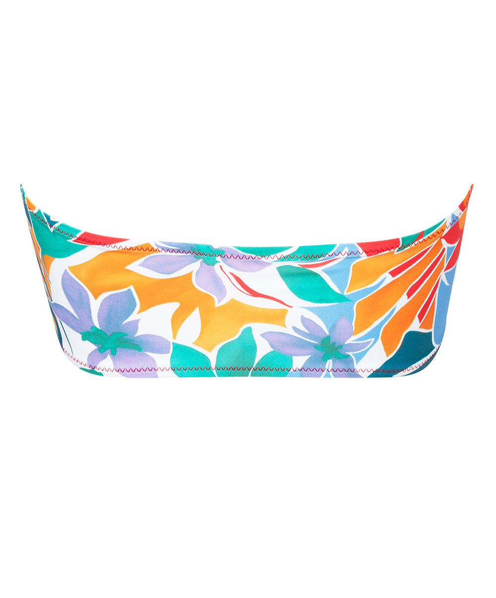Soutien-gorge de bain souple brassière La Flaneuse papiers découpés multicolore Antigel Bain EBB5567-PD
