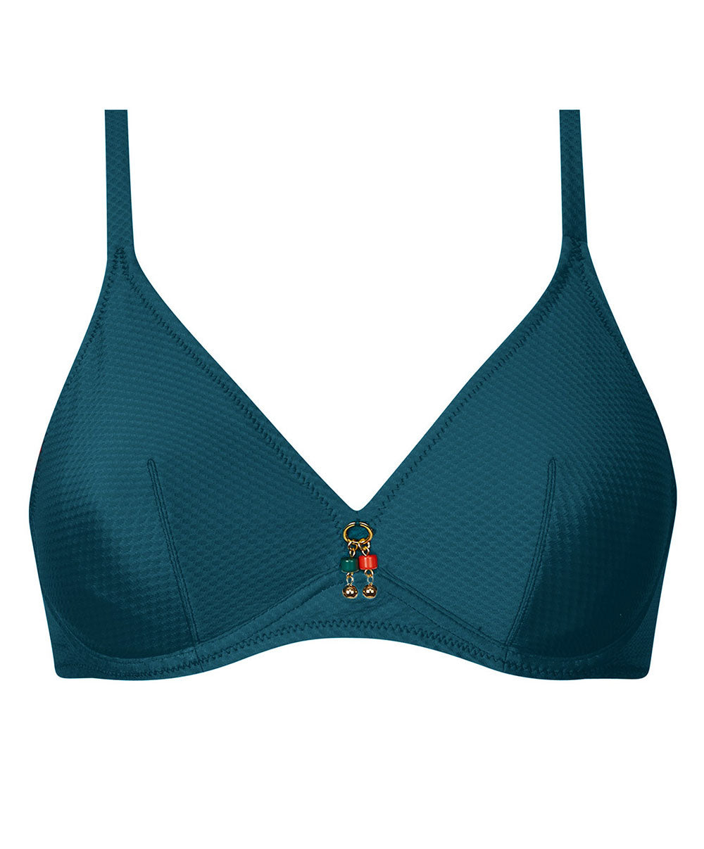 Maillot de bain triangle armatures La Vogueuse vert vogue Antigel Bain FBB3207-VV 6