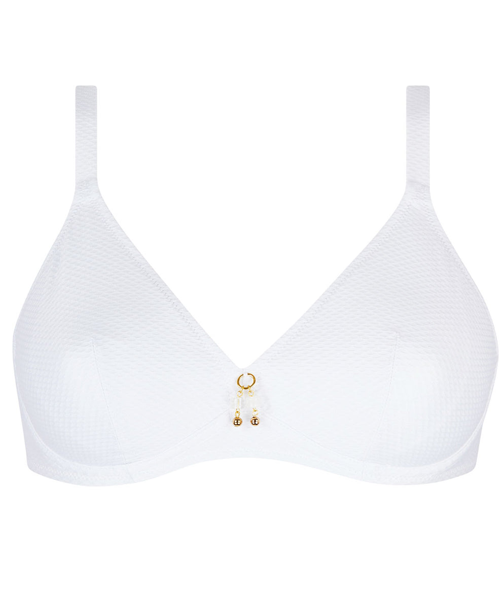 Soutien-gorge Lise Charmel ANTIGEL 85C - Blanc - Balconnet - Neuf Avec étiquettes