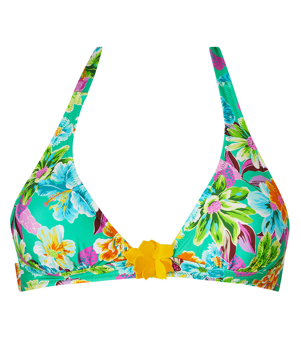 Maillot de bain triangle mousse La Feminissima vert émeraude Antigel Bain EBB2770-VE