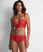 Shorty Flowermania Rouge Aubade LA70-ROFL